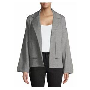 Time and Tru Women's Size XXL (20) Open Coatigan Gray With Front Pockets